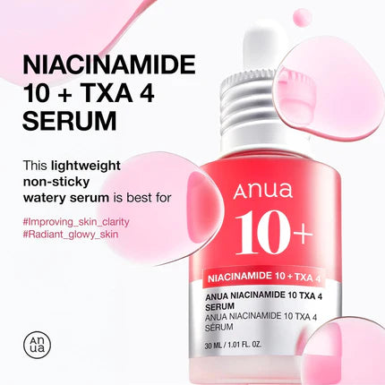 Anua Niacinamide 10% + TXA 4% Dark Spot Correcting Serum/30ml