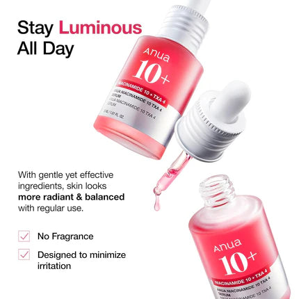 Anua Niacinamide 10% + TXA 4% Dark Spot Correcting Serum/30ml